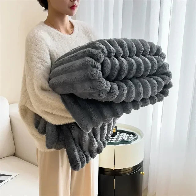 Extra Große Kuscheldecke aus Plüsch