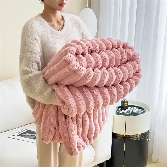 Extra Große Kuscheldecke aus Plüsch