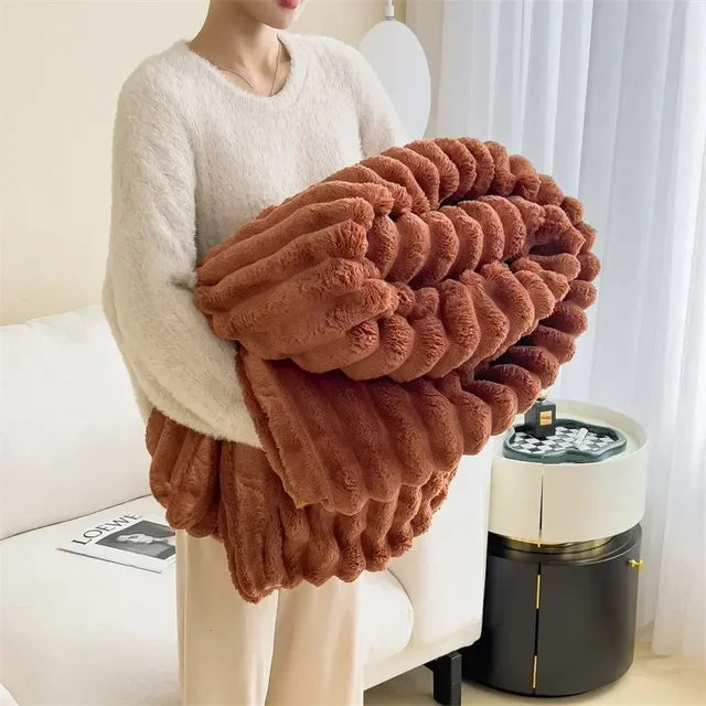 Extra Große Kuscheldecke aus Plüsch