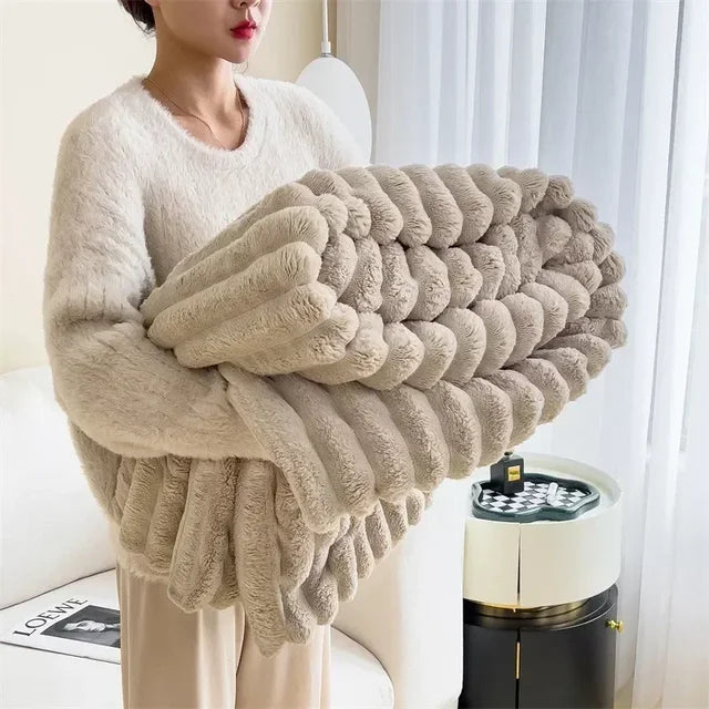 Extra Große Kuscheldecke aus Plüsch