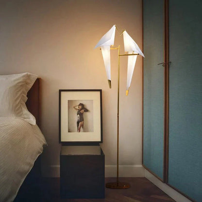 Vogel-Lampe im exklusiven Design mit praktischem Magnetfuß