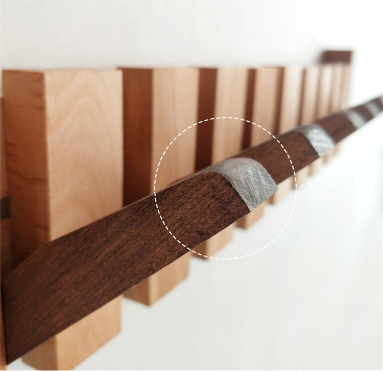 Dekorative Holz Klavierhakenleiste für Klamotten und Accessoires