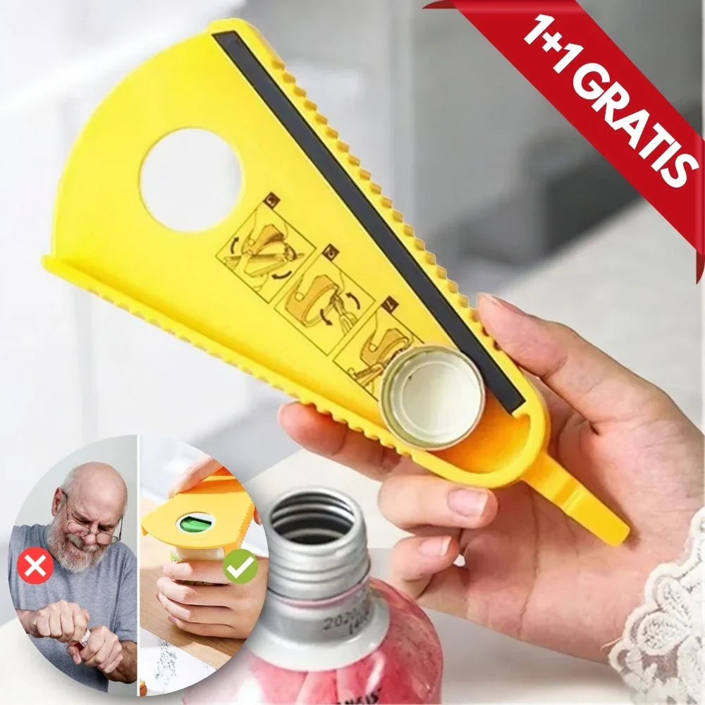 Ergonomischer Flaschenöffner mit Griff – Einfache Anwendung für müheloses Öffnen von Flaschen