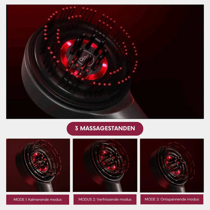 Elektrische Kopfhautmassagebürste – Entspannende Massage & LED-Lichttherapie für Gesunde Haare