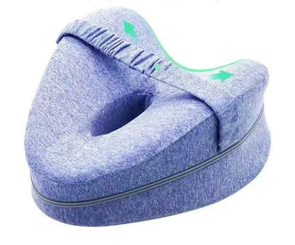 Ergonomisches Kniekissen für Seitenschläfer – Orthopädisches Beinkissen mit Memory-Schaum