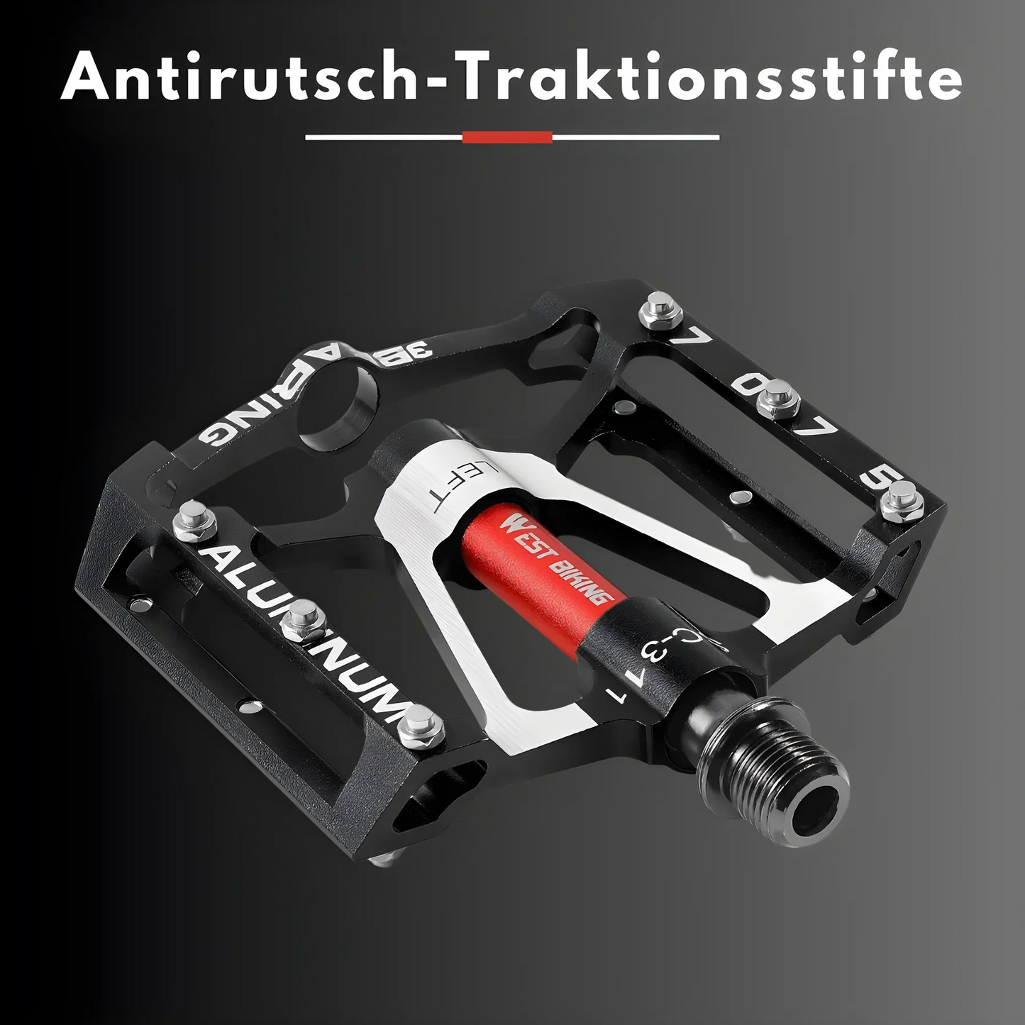Hochwertige Leichtmetall Pedale für Trekking- und Citybikes