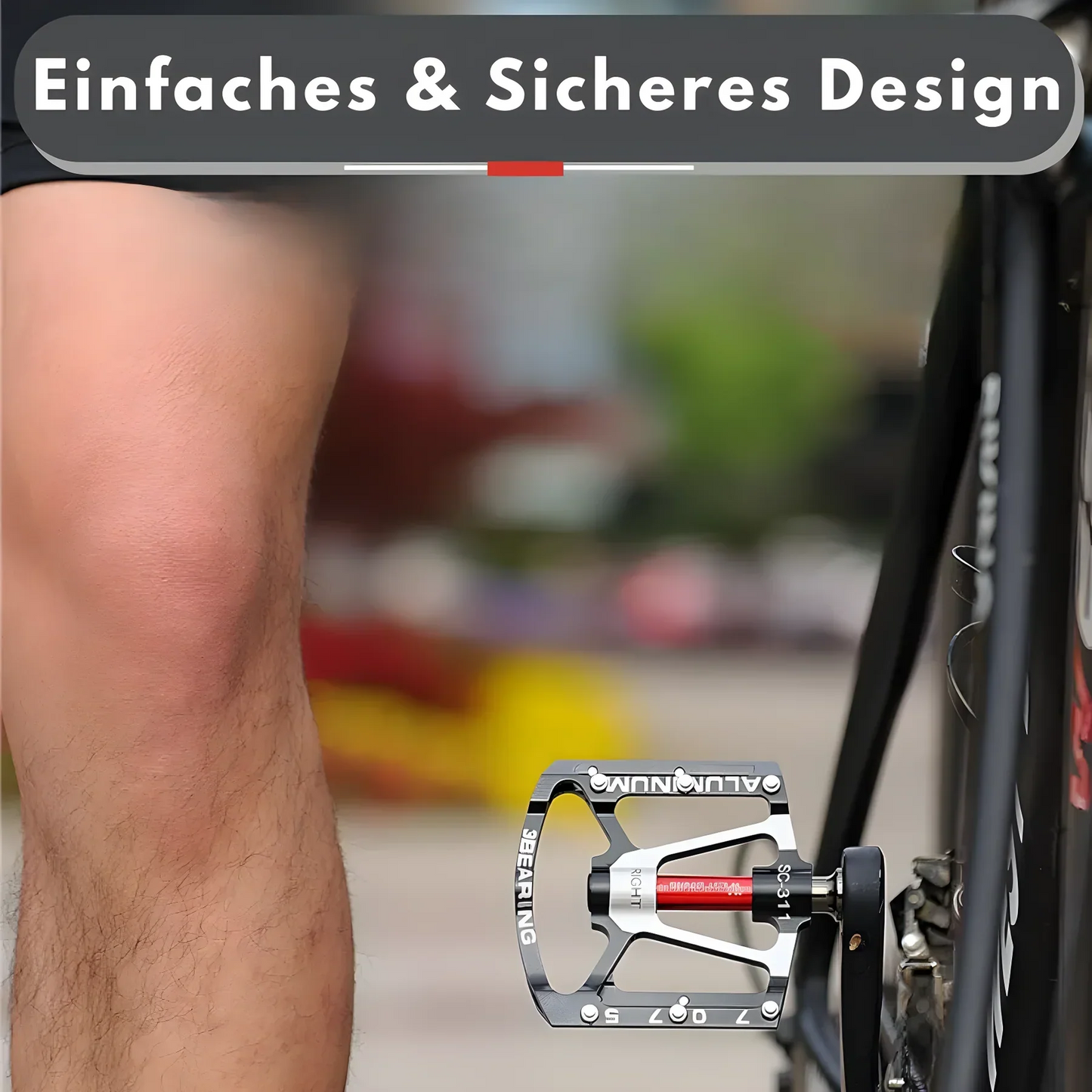 Hochwertige Leichtmetall Pedale für Trekking- und Citybikes
