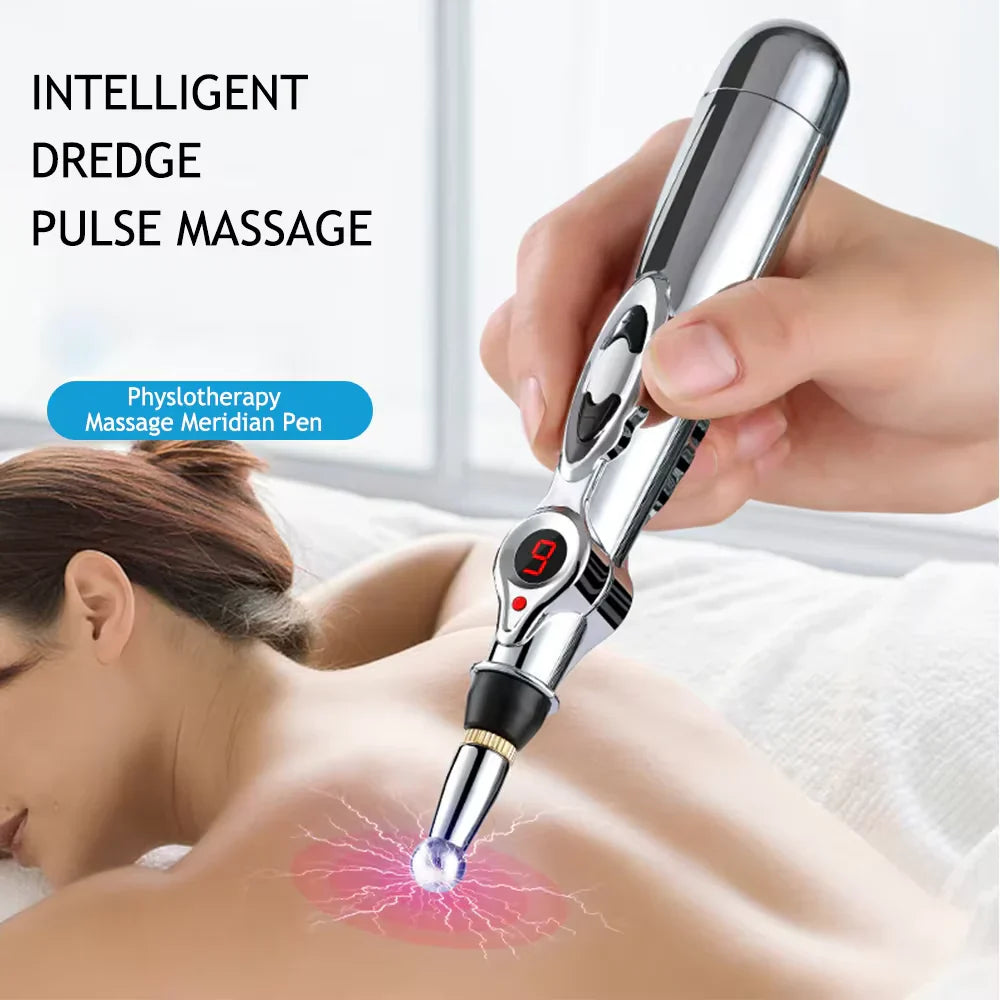 Schmerzlindernder Akupunkturpen – Elektronisches Meridian-Massagegerät
