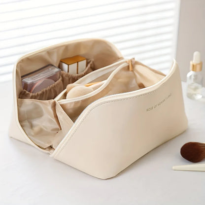 Kosmetiktasche für Reisen – Reißverschluss Organizer für Make-up und Pflege
