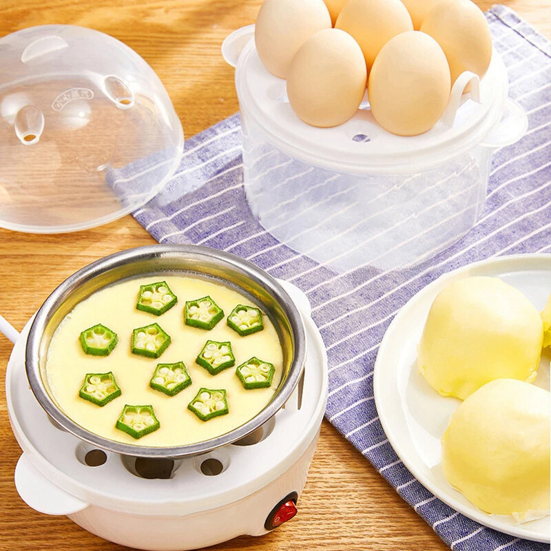 Multifunktionaler Eierkocher und Dampfgarer – Perfekte Eier und Dampfen Leicht Gemacht