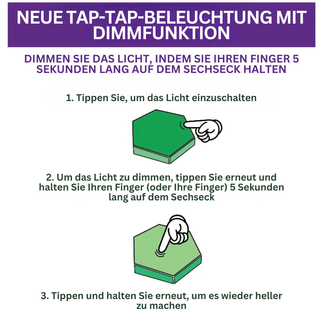 Interaktive LED-Wandpanels mit RGB-Farbsteuerung und Musik-Synchronisation