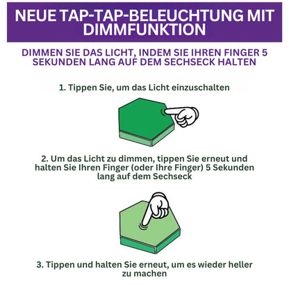 Interaktive LED-Wandpanels mit RGB-Farbsteuerung und Musik-Synchronisation