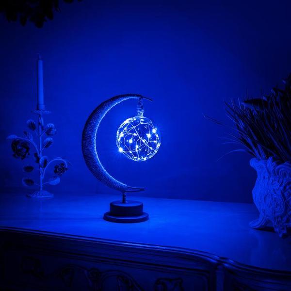Mondlampe Mit Lichterketten