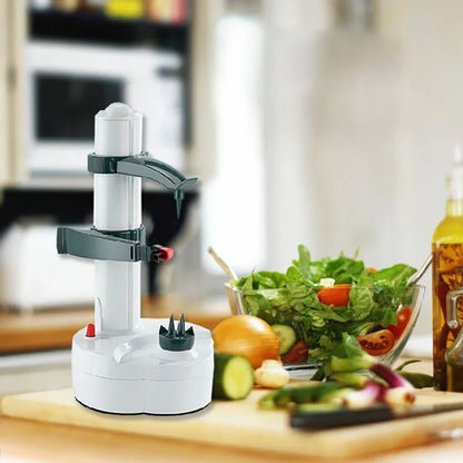 Elektrischer Schäler für Obst und Gemüse mit Ein-Knopf-Steuerung