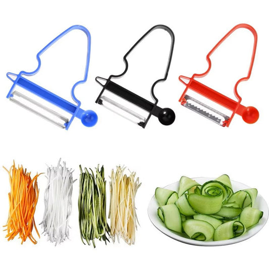 Multifunktionales Schäler-Set (3-teilig) – Ideal für Obst Gemüse und mehr