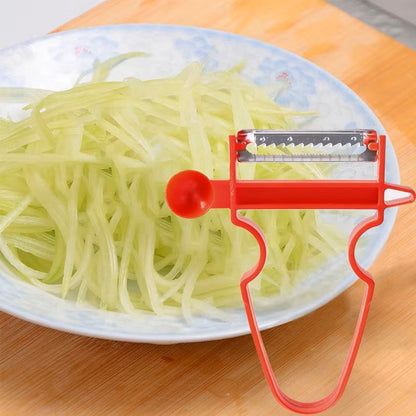 Multifunktionales Schäler-Set (3-teilig) – Ideal für Obst Gemüse und mehr