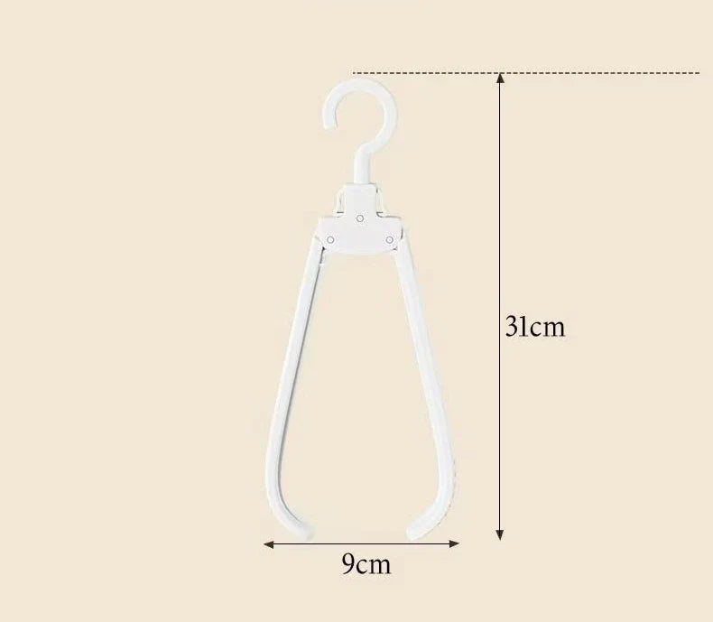 Faltbarer Kleiderbügel mit Kompaktem Design für Einfaches Verstauen