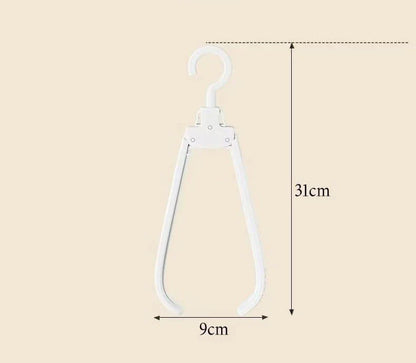 Faltbarer Kleiderbügel mit Kompaktem Design für Einfaches Verstauen