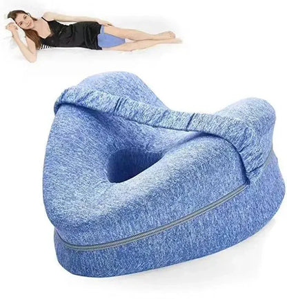 Ergonomisches Kniekissen für Seitenschläfer – Orthopädisches Beinkissen mit Memory-Schaum