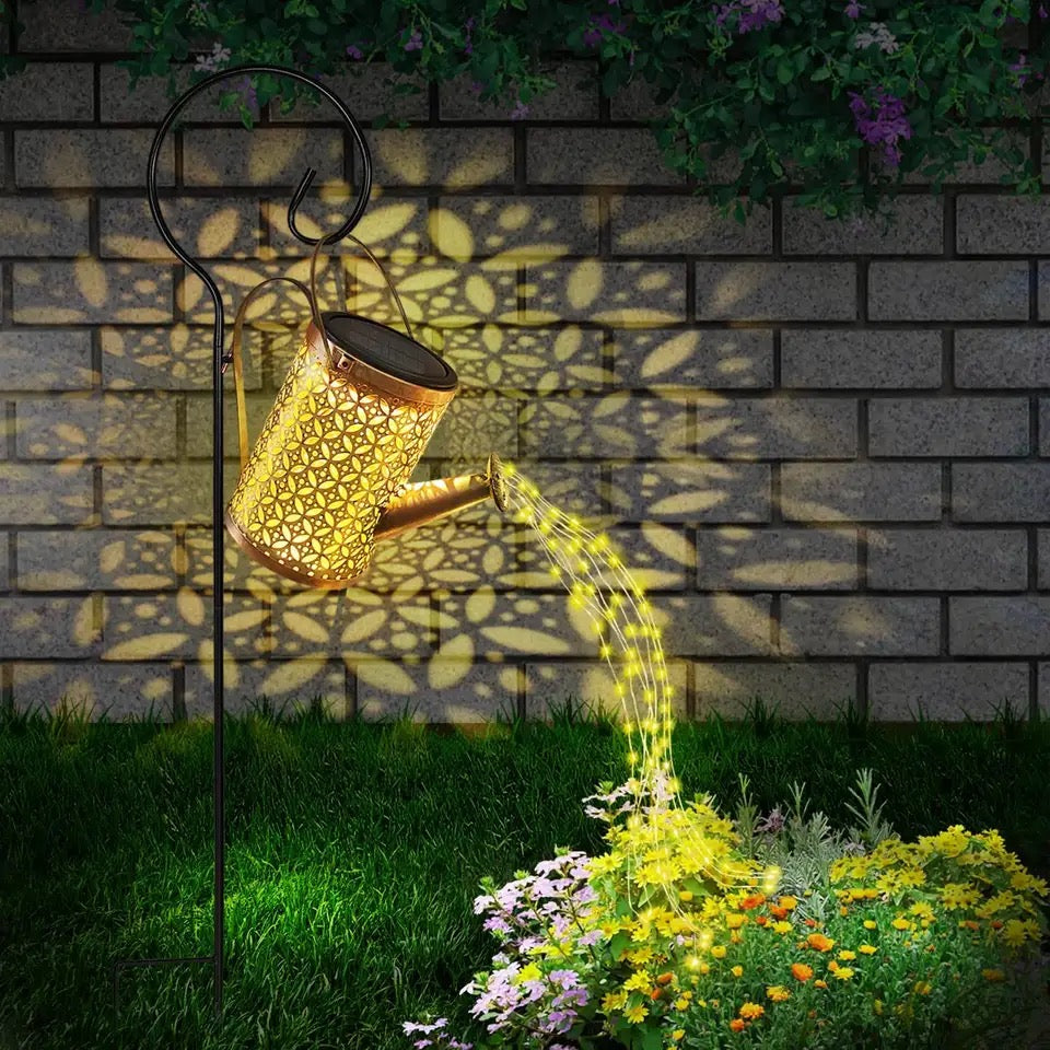 Solar Gartenleuchte in Gießkanne Form
