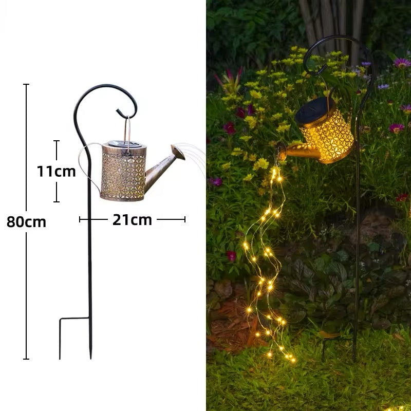 Solar Gartenleuchte in Gießkanne Form