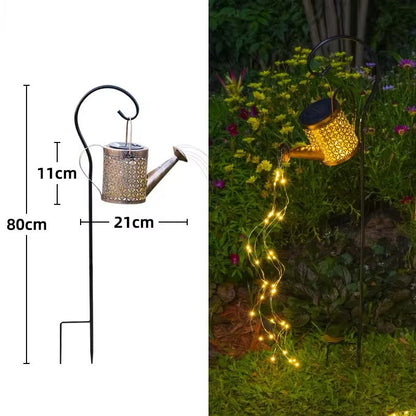 Solar Gartenleuchte in Gießkanne Form