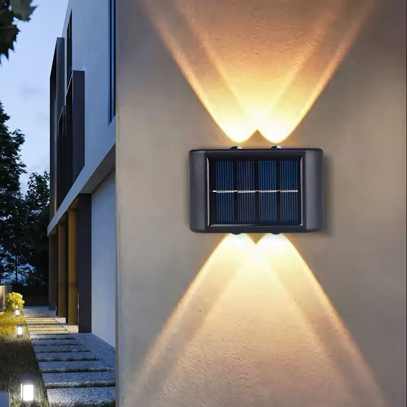 Energieeffiziente LED Solar Außenwandleuchte