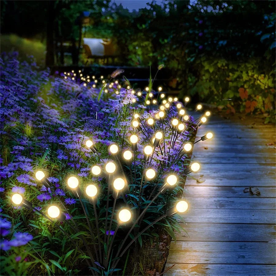 Solarbetriebene Glühwürmchen Gartenlichter – Für den Gartenzauber bei Nacht