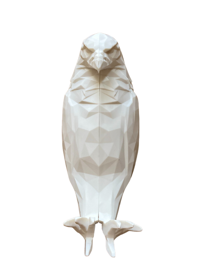 Lichtkunst-Wandlampe in Vogelform