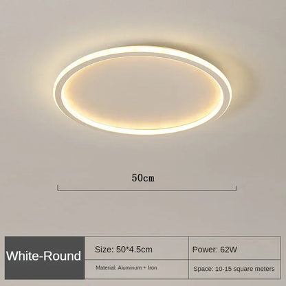 Moderne Runde Deckenlampe im Nordischen Design