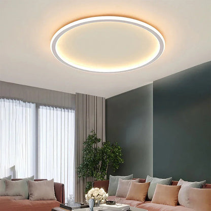 Moderne Runde Deckenlampe im Nordischen Design