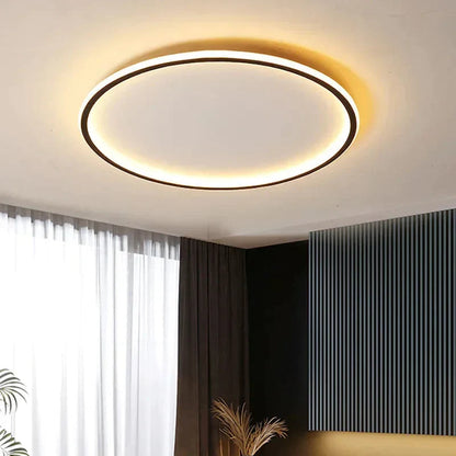 Moderne Runde Deckenlampe im Nordischen Design