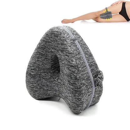 Ergonomisches Kniekissen für Seitenschläfer – Orthopädisches Beinkissen mit Memory-Schaum