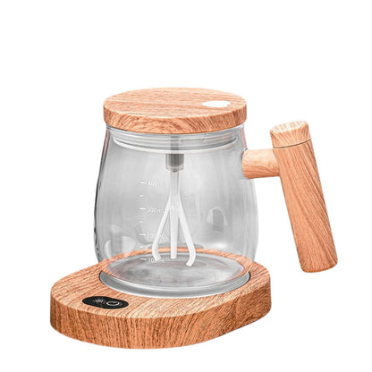 Innovative 2in1 Mixer Tasse mit Holzgriff