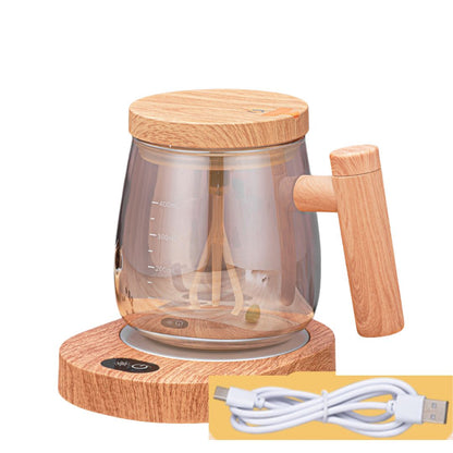 Innovative 2in1 Mixer Tasse mit Holzgriff