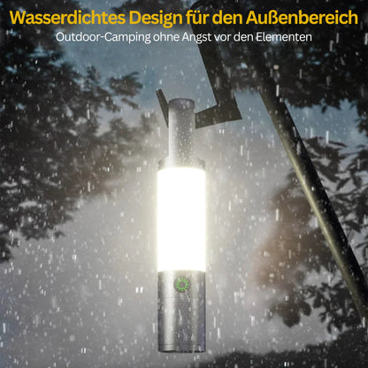 USB-C LED-Taschenlampe mit Mehrfarbfiltern – Wiederaufladbare Lampe für Outdoor-Aktivitäten und Notfälle