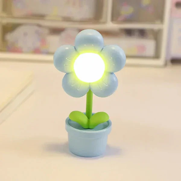 Kinder Blumen-Nachtlampe – LED Tischleuchte für das Kinderzimmer
