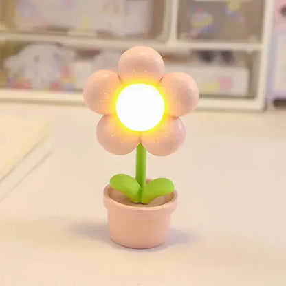 Kinder Blumen-Nachtlampe – LED Tischleuchte für das Kinderzimmer