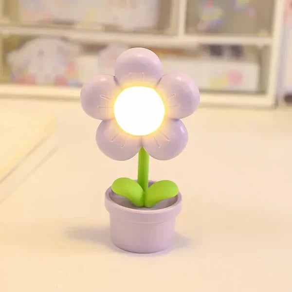 Kinder Blumen-Nachtlampe – LED Tischleuchte für das Kinderzimmer