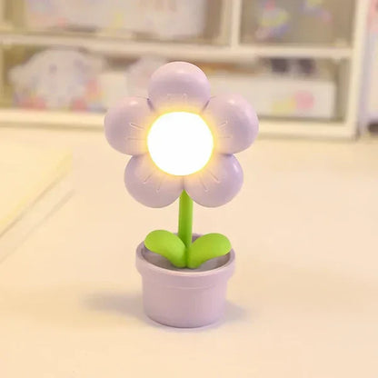 Kinder Blumen-Nachtlampe – LED Tischleuchte für das Kinderzimmer