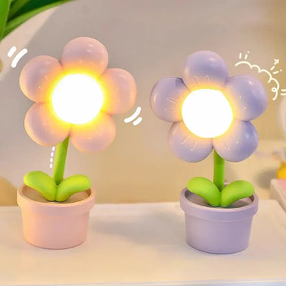 Kinder Blumen-Nachtlampe – LED Tischleuchte für das Kinderzimmer