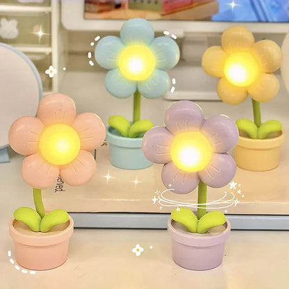 Kinder Blumen-Nachtlampe – LED Tischleuchte für das Kinderzimmer