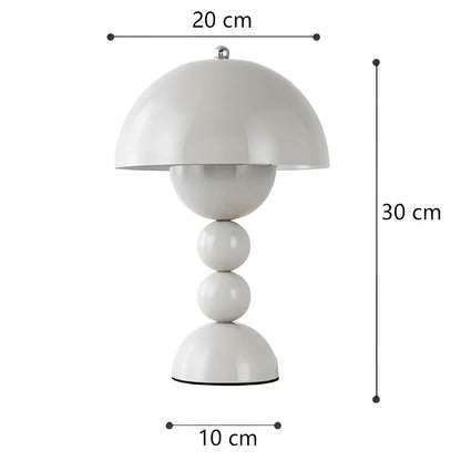 Skandinavische Tischlampe mit Goldakzenten – Moderne Designlampe für Wohnzimmer Schlafzimmer & Büro
