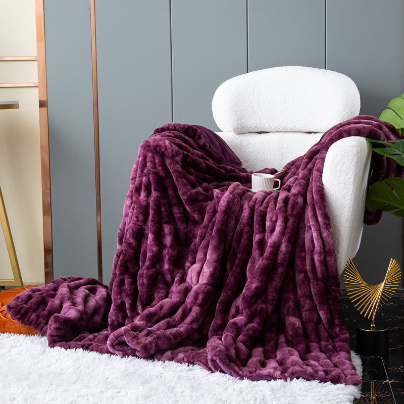 Luxuriöse Kuscheldecke mit Flauschigem Kunstfell