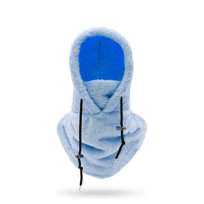 Fleece-Kapuze für kaltes Wetter bei Outdoor-Aktivitäten