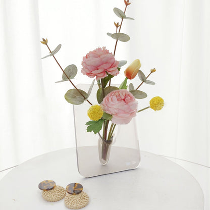 Transparente Acryl-Blumenvase