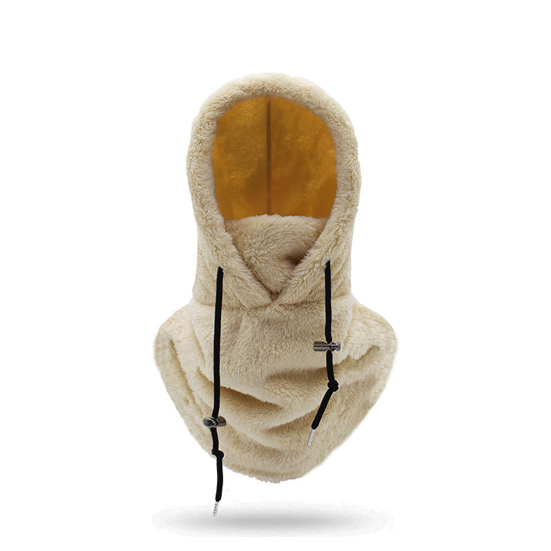 Fleece-Kapuze für kaltes Wetter bei Outdoor-Aktivitäten