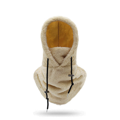 Fleece-Kapuze für kaltes Wetter bei Outdoor-Aktivitäten