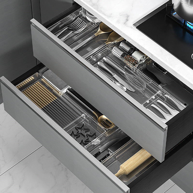 Modularer Schubladen Organizer für Besteck und Küchenutensilien