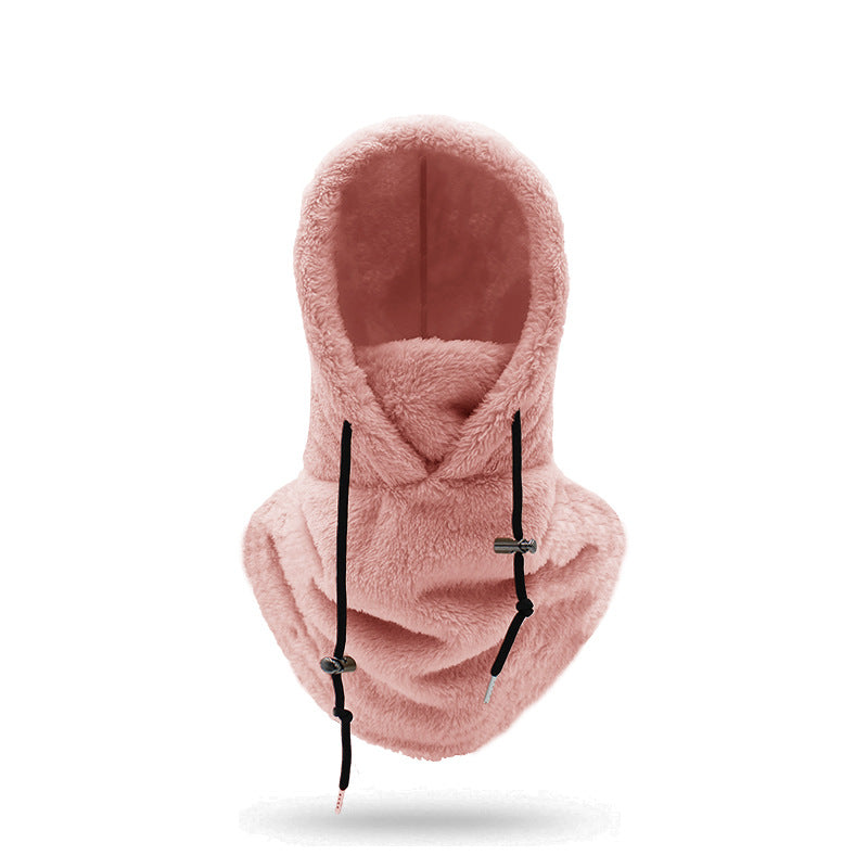 Fleece-Kapuze für kaltes Wetter bei Outdoor-Aktivitäten